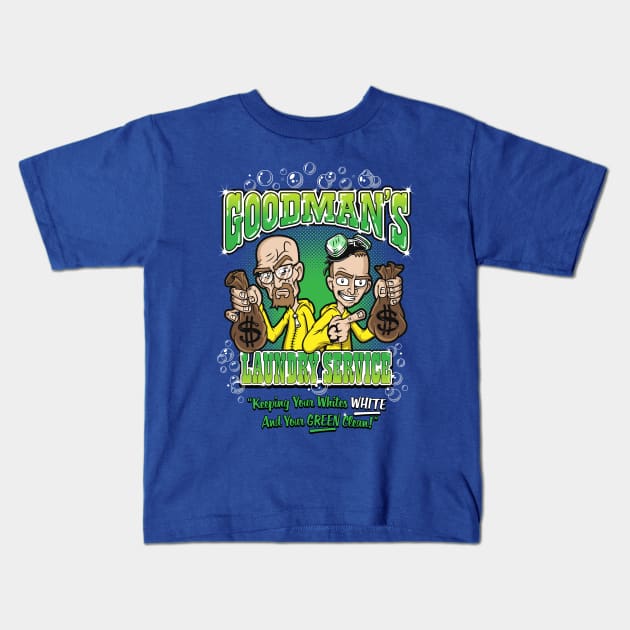 Goodman's Laundry Service Kids T-Shirt by JakGibberish